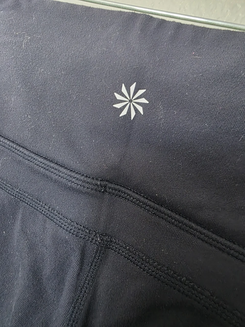 Athleta Straight Up Pants Leggings Yoga, Navy Blue, S - Picture 3 of 5